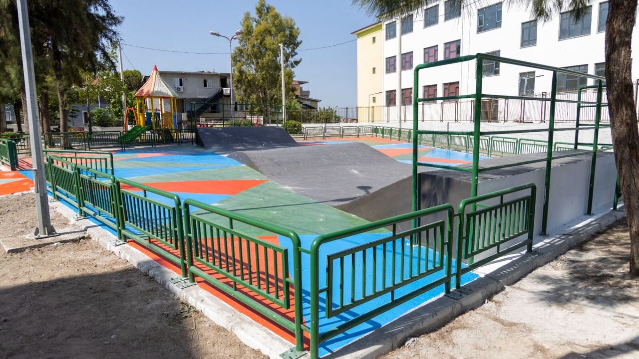 Karşıyaka'da yeni kaykay pisti 25 Ağustos'ta açılıyor