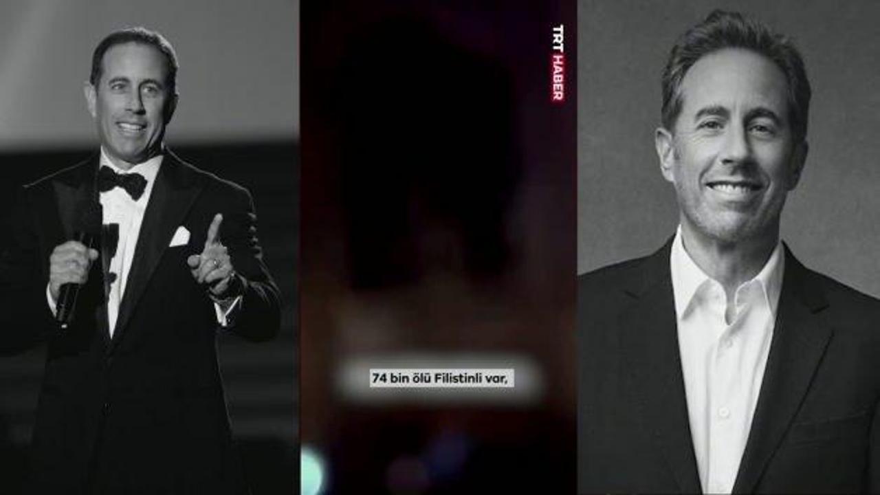 Jerry Seinfeld'ın gösterisi Gazze protestosuyla kesintiye uğradı