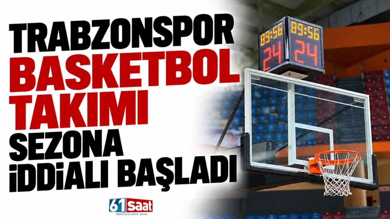 Trabzonspor Basketbol 6 maçta 5 galibiyetle kritik sürece giriyor