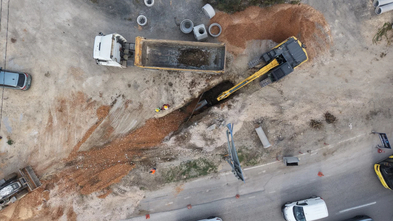 Bursa'da altyapı çalışmaları kapsamında yeni kanalizasyon ve yağmur suyu hatları yapıldı