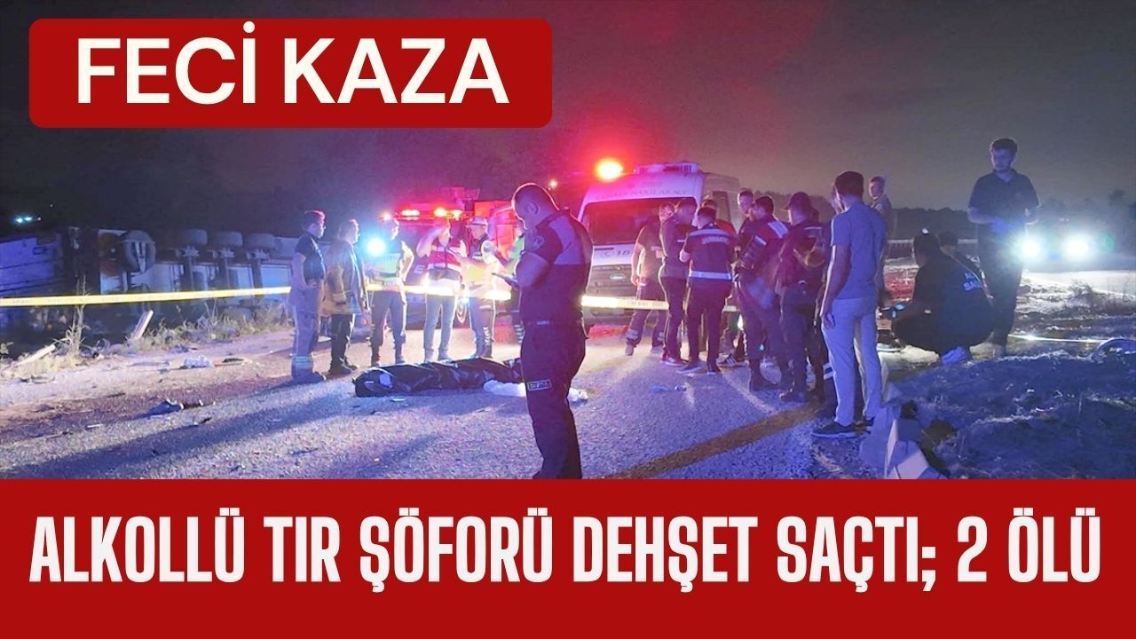 Bursa'da tırın motosiklete çarpması sonucu 2 kişi hayatını kaybetti