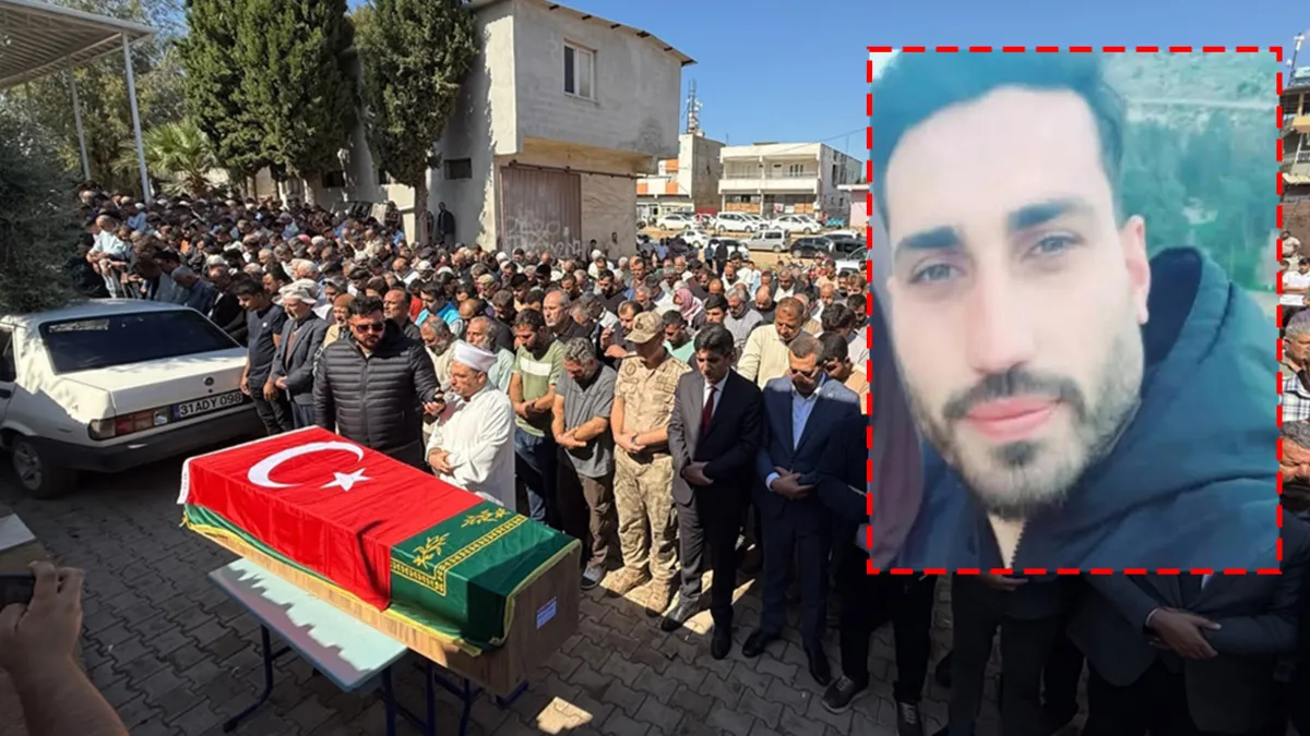 Kıbrıs'ta batan gemide bulunan Mahmut Demir Hatay'da toprağa verildi