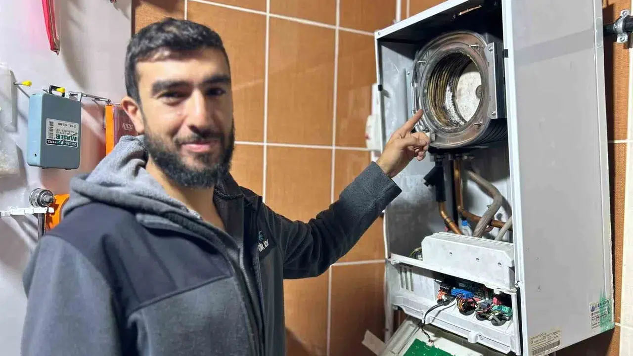 Van'da hava sıcaklıklarının düşmesiyle kombi bakım yoğunluğu başladı