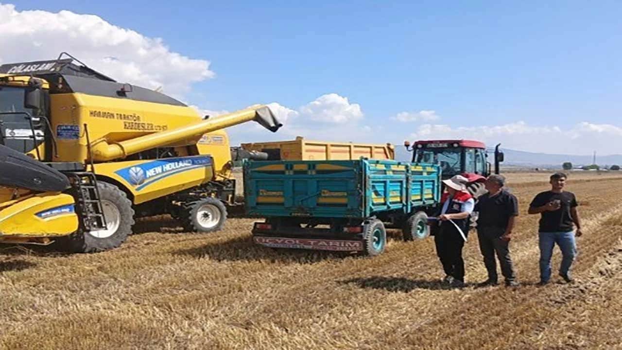 Erzurum'da hasat dönemi için biçerdöver denetimleri sıkılaştırıldı