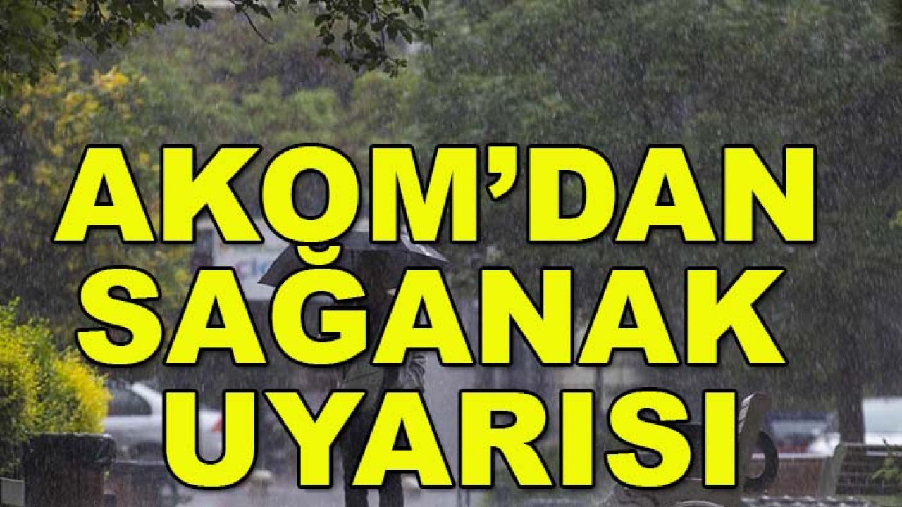 Konya'da sağanak ve kuvvetli rüzgar uyarısı yapıldı