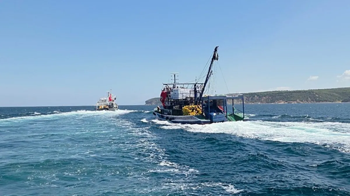 Çanakkale'de 2026-2027 su ürünleri av sezonu törenle açıldı