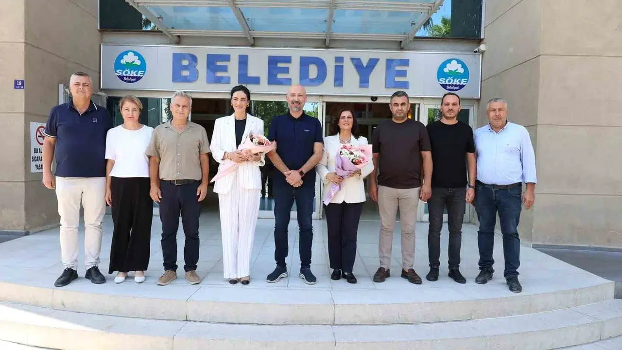 Aydın Büyükşehir Belediye Başkanı Çerçioğlu ve Milletvekili Sarıbaş Söke'yi ziyaret etti