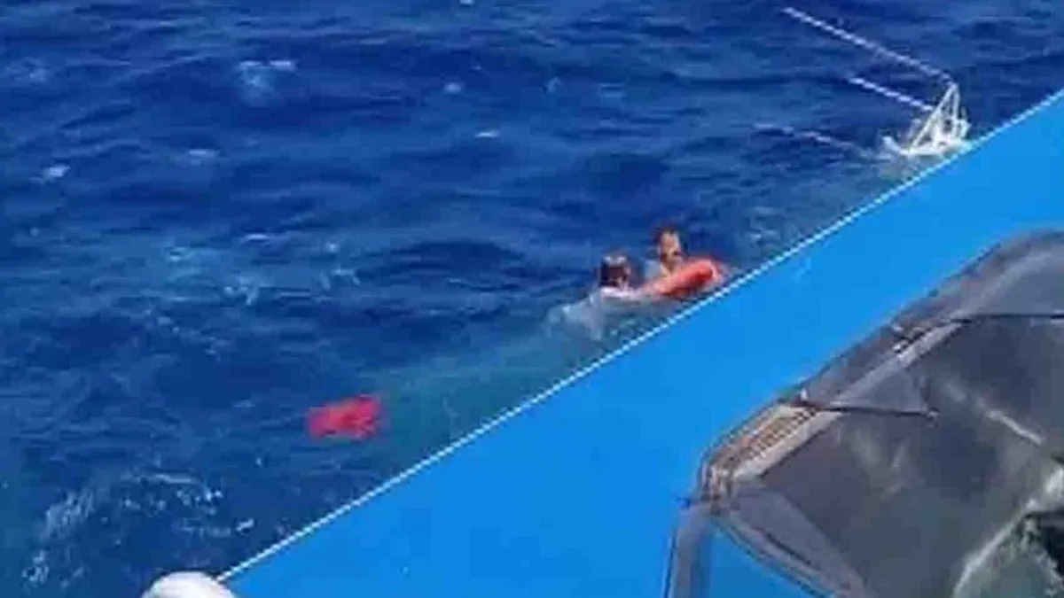 Girne açıklarında kayıp 18 kişi için arama çalışmaları sürüyor