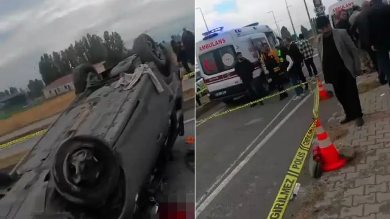 Muş'un Korkut ilçesinde otomobil takla attı: 1 ölü, 3 yaralı