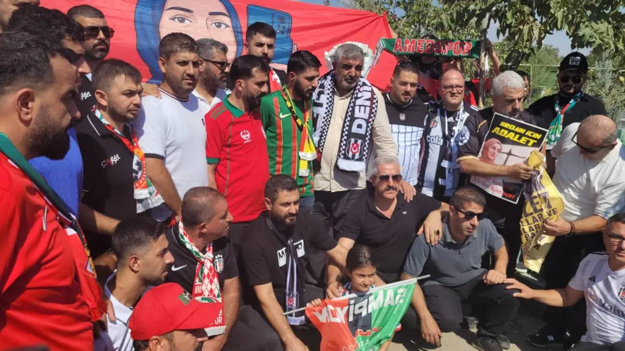 Diyarbakır'da taraftar gruplarından Rojin Kabaiş için adalet ziyareti