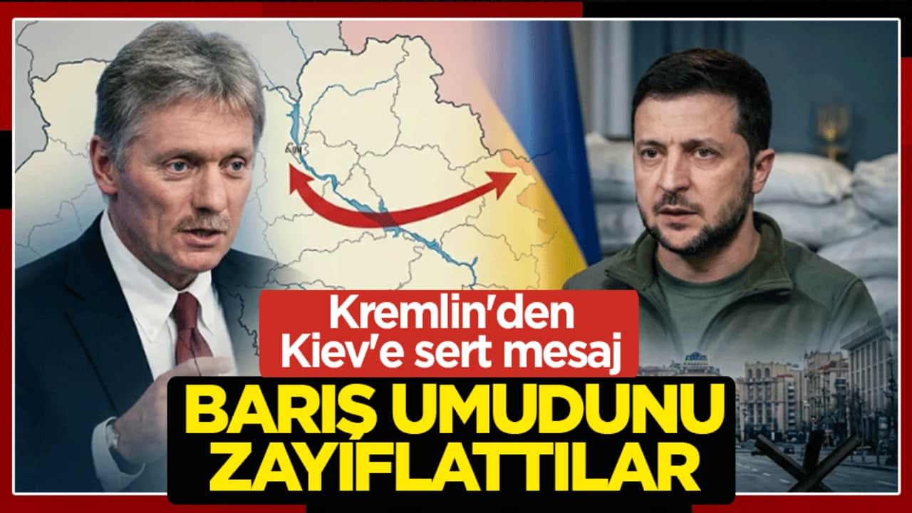 Kremlin Sözcüsü Peskov, Kiev'in tutumunun barış ihtimalini zayıflattığını belirtti