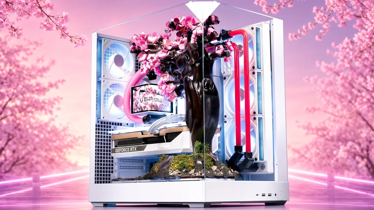 Aftershock ısıya duyarlı titanyum çiçekli Cherry Bloom bilgisayarını tanıttı
