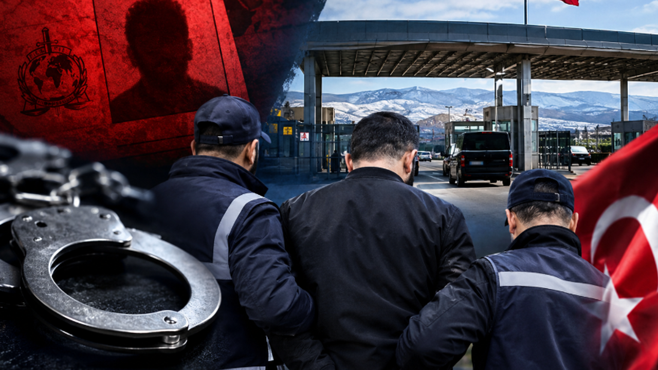 Kırmızı bültenle aranan suç örgütü üyesi sınır kapısında yakalandı