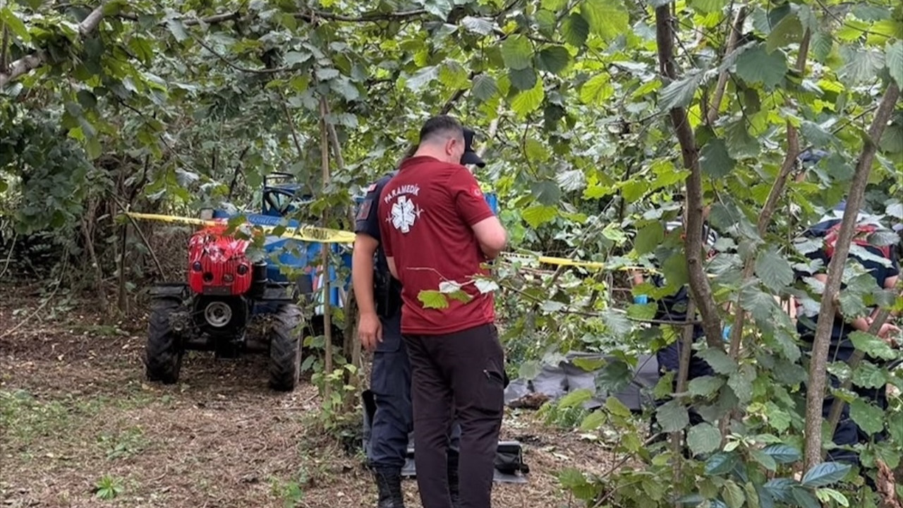 Ordu'da devrilen tarım aracında sürücü hayatını kaybetti