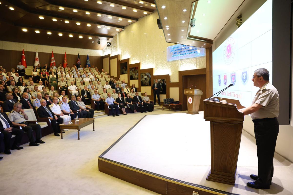 Milli Savunma Bakanlığı'nda rütbe terfi töreni düzenlendi