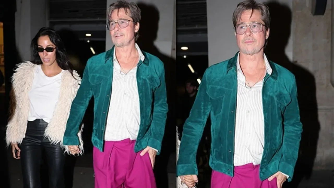Brad Pitt ve Ines de Ramon Paris'te görüntülendi
