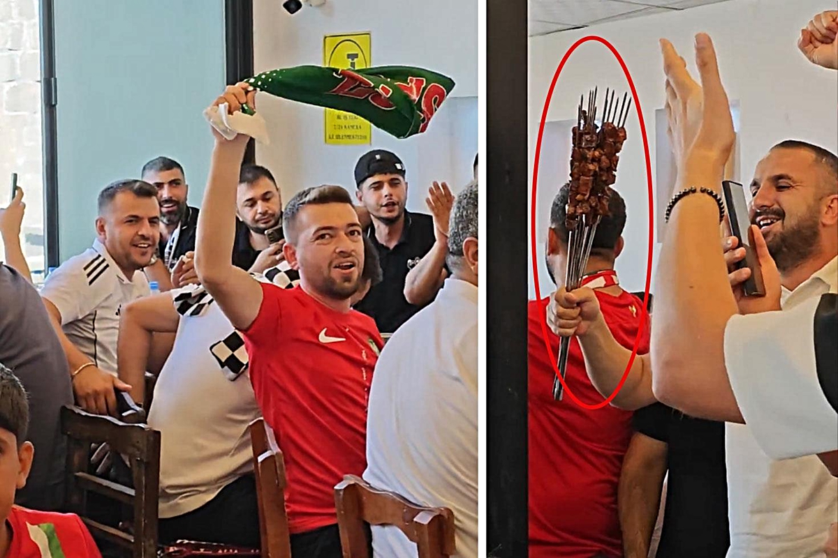 Amedspor ve Beşiktaş taraftarları maç öncesi kahvaltıda buluştu