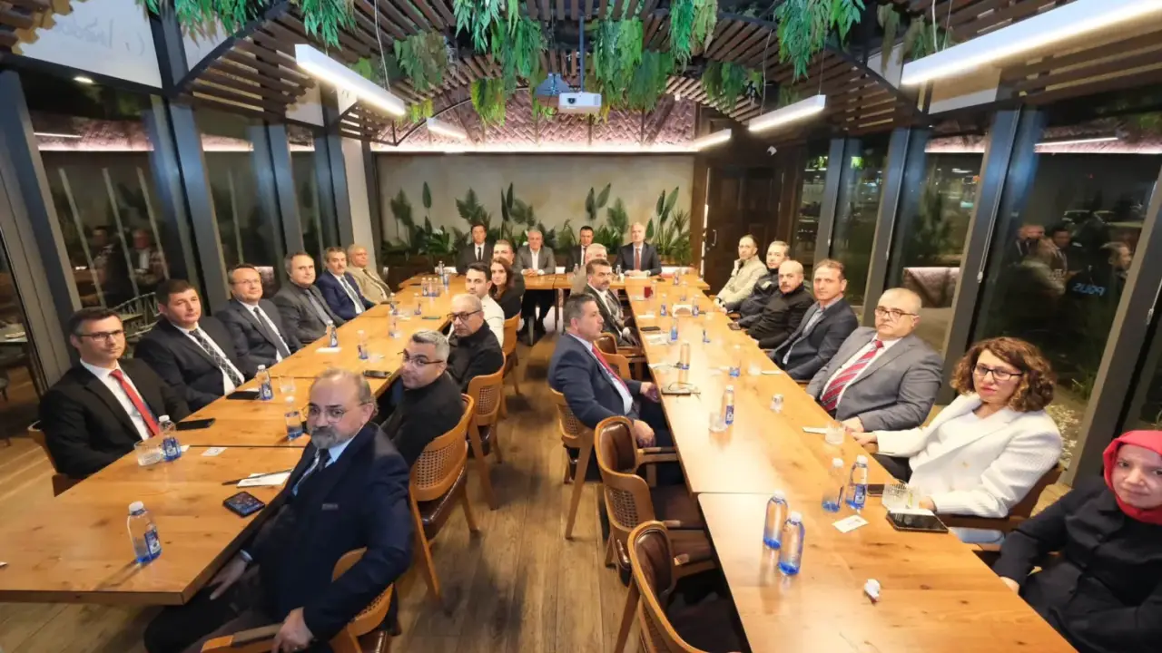 İnegöl'de kamu kurumları koordinasyon toplantısında bir araya geldi