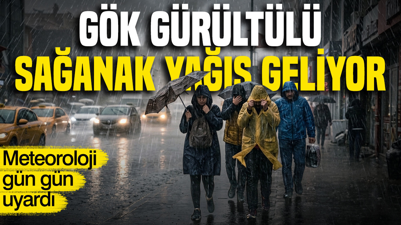 Türkiye genelinde pazar gününden itibaren gök gürültülü sağanak yağış bekleniyor