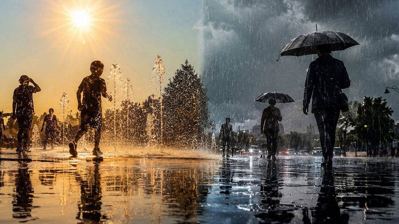 Meteoroloji'den yurt genelinde yüksek sıcaklık ve sağanak yağış uyarısı