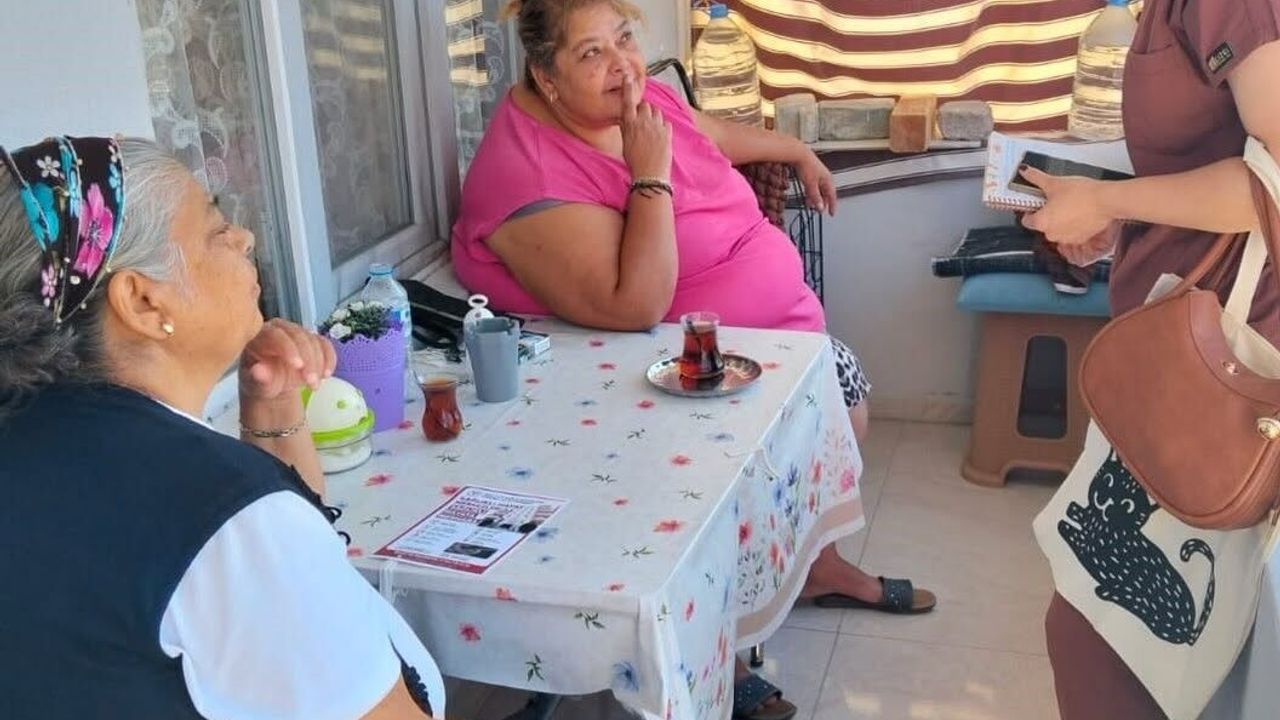 Söke'de Roman vatandaşlara sosyal destek ve KADES bilgilendirmesi yapıldı