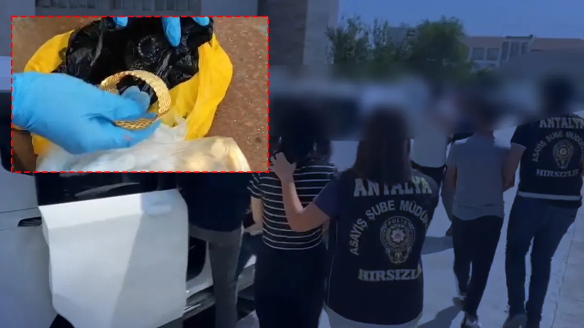 Antalya'da 2,4 milyon liralık çelik kasa hırsızlığında 3 tutuklama