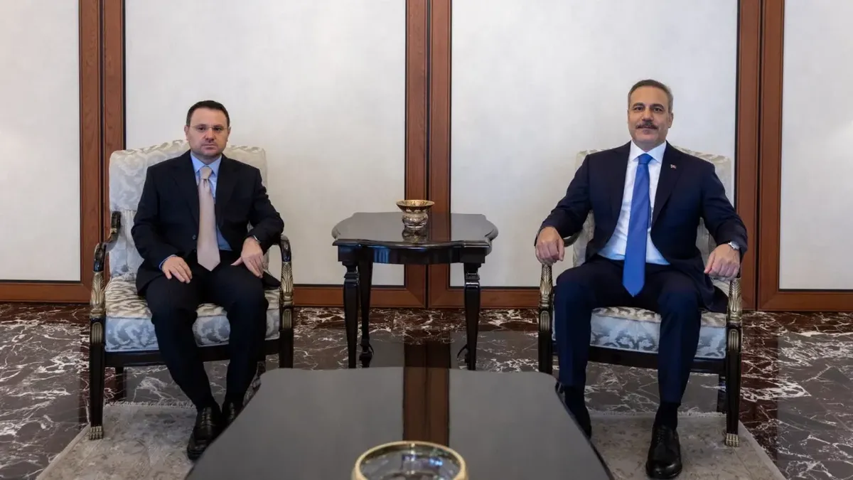 Dışişleri Bakanı Hakan Fidan ile Adalet Bakanı Akın Gürlek görüştü