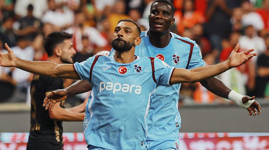 Amedspor ile Trabzonspor arasındaki maçın ilk yarısı 1-1 sona erdi