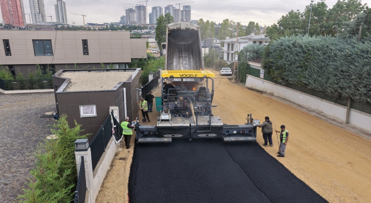 Gölbaşı Belediyesi eylül ayında 22 bin 500 ton asfalt serimi yaptı