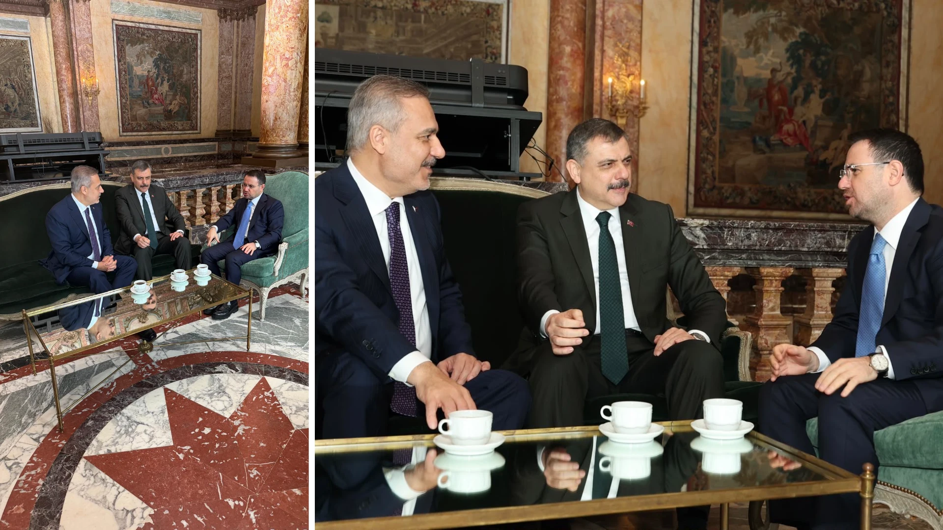 Türk bakanlar Brüksel'deki toplantı arasında bir araya geldi
