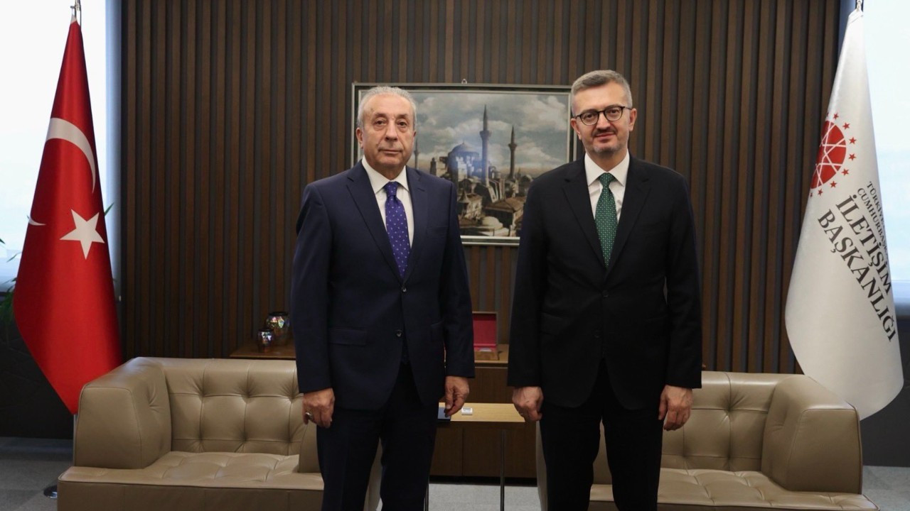 İletişim Başkanı Duran, FAO adaylığı için Mehdi Eker ile görüştü