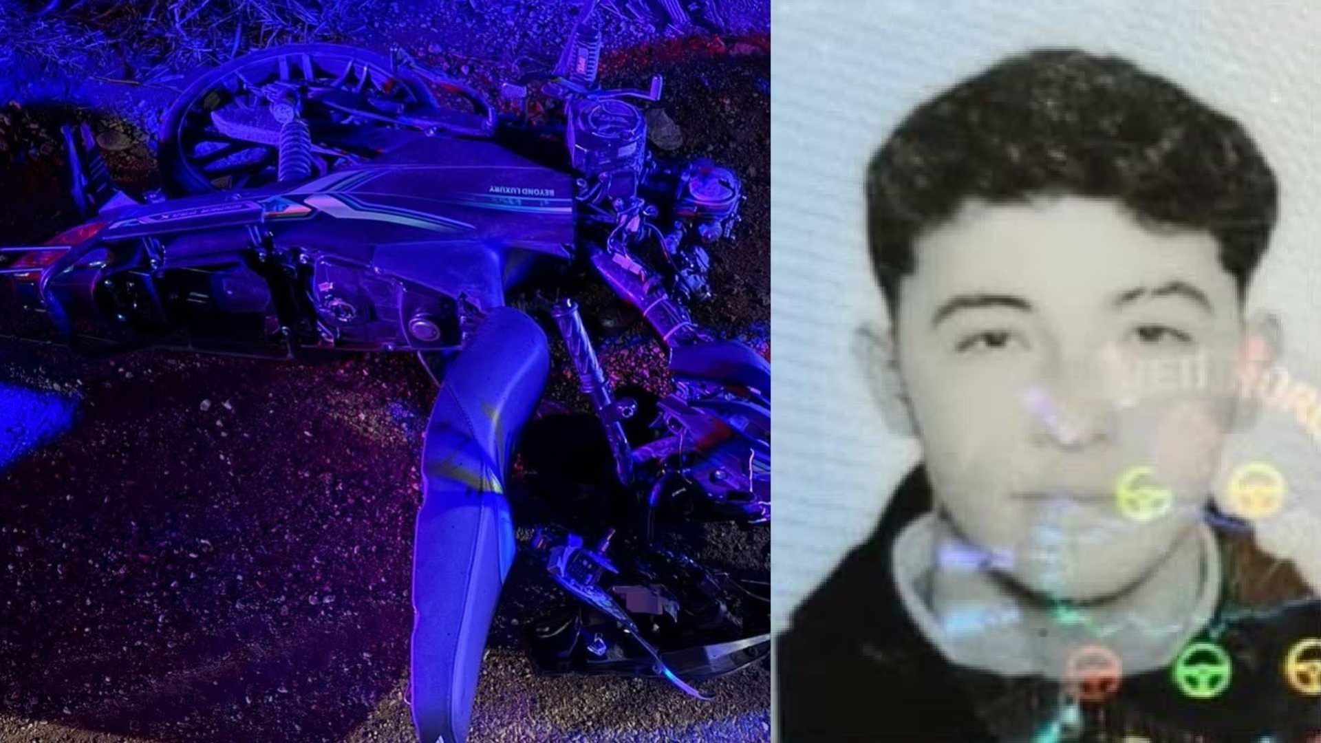 Mersin'de kamyonet ile motosikletin çarpıştığı kazada 16 yaşındaki sürücü öldü