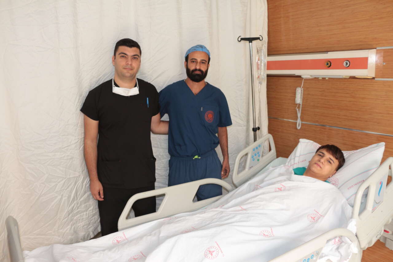 Cizre'de ultrasonda görülmeyen kasık fıtığı muayene ile teşhis edildi