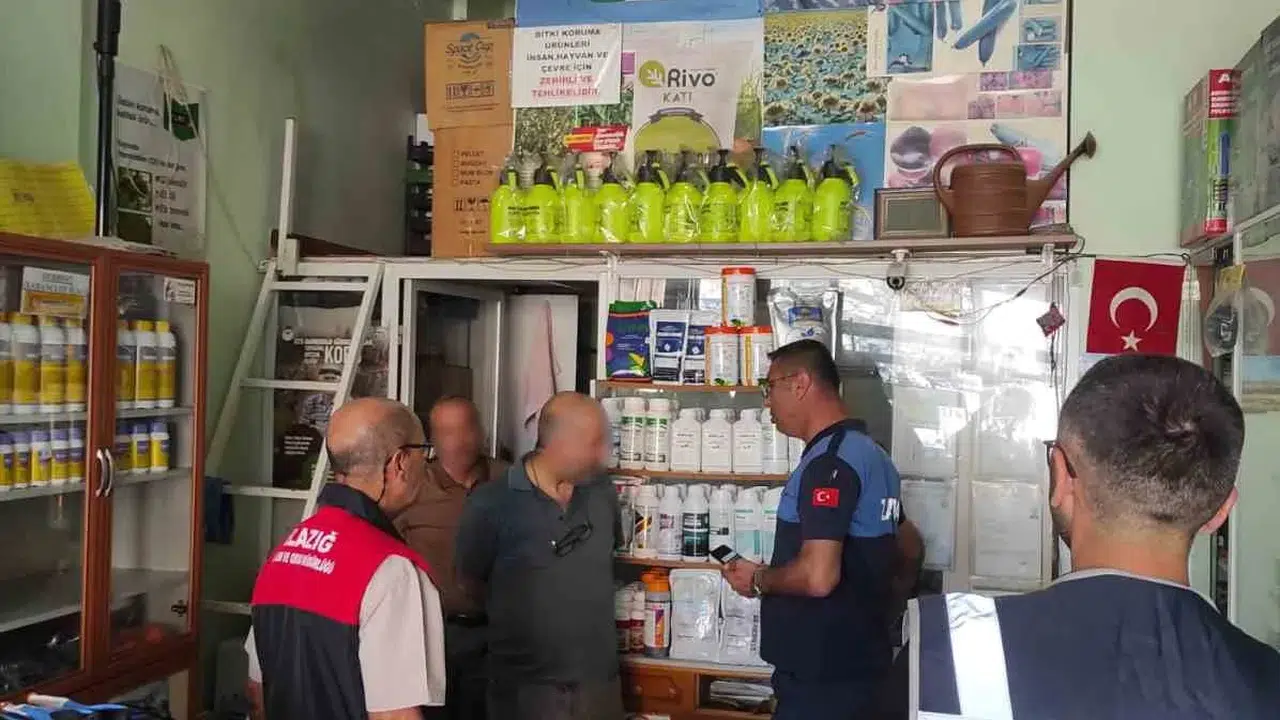 Elazığ'da gübre dağıtıcıları ve tüp bayilerine yönelik denetim yapıldı