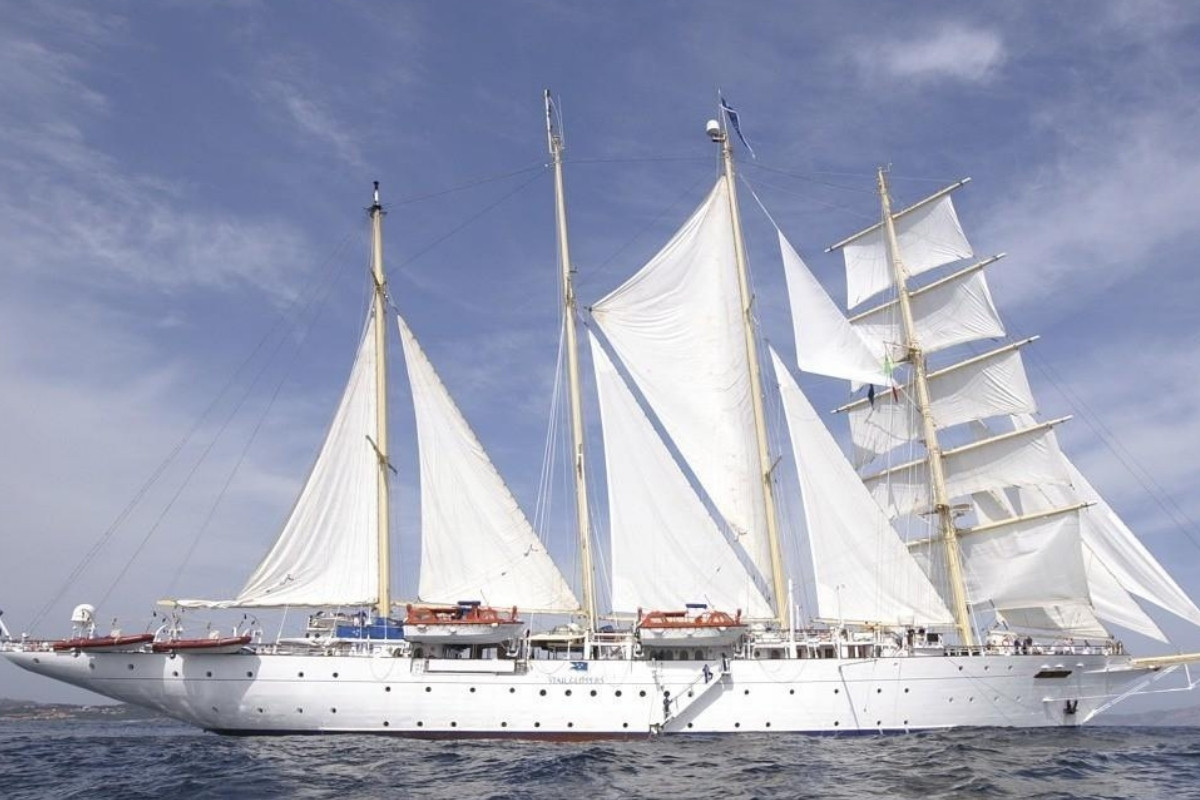 Malta bayraklı Star Flyer kruvaziyeri 152 yolcuyla Bodrum'a yanaştı