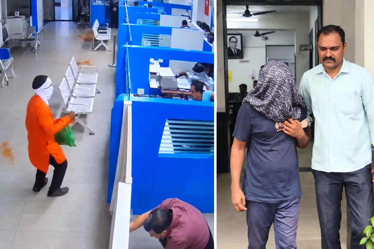 Hindistan'da biber tozuyla banka soyguncusu yakalandı