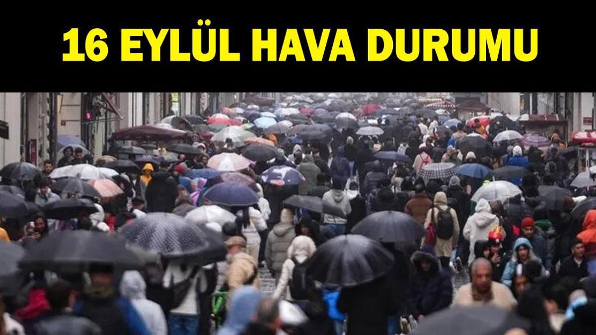 Meteoroloji'den Marmara, Ege ve Akdeniz için sağanak yağış uyarısı