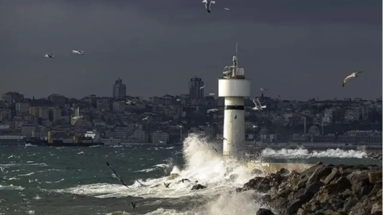 Marmara Denizi'nde cumartesi akşamı fırtına bekleniyor