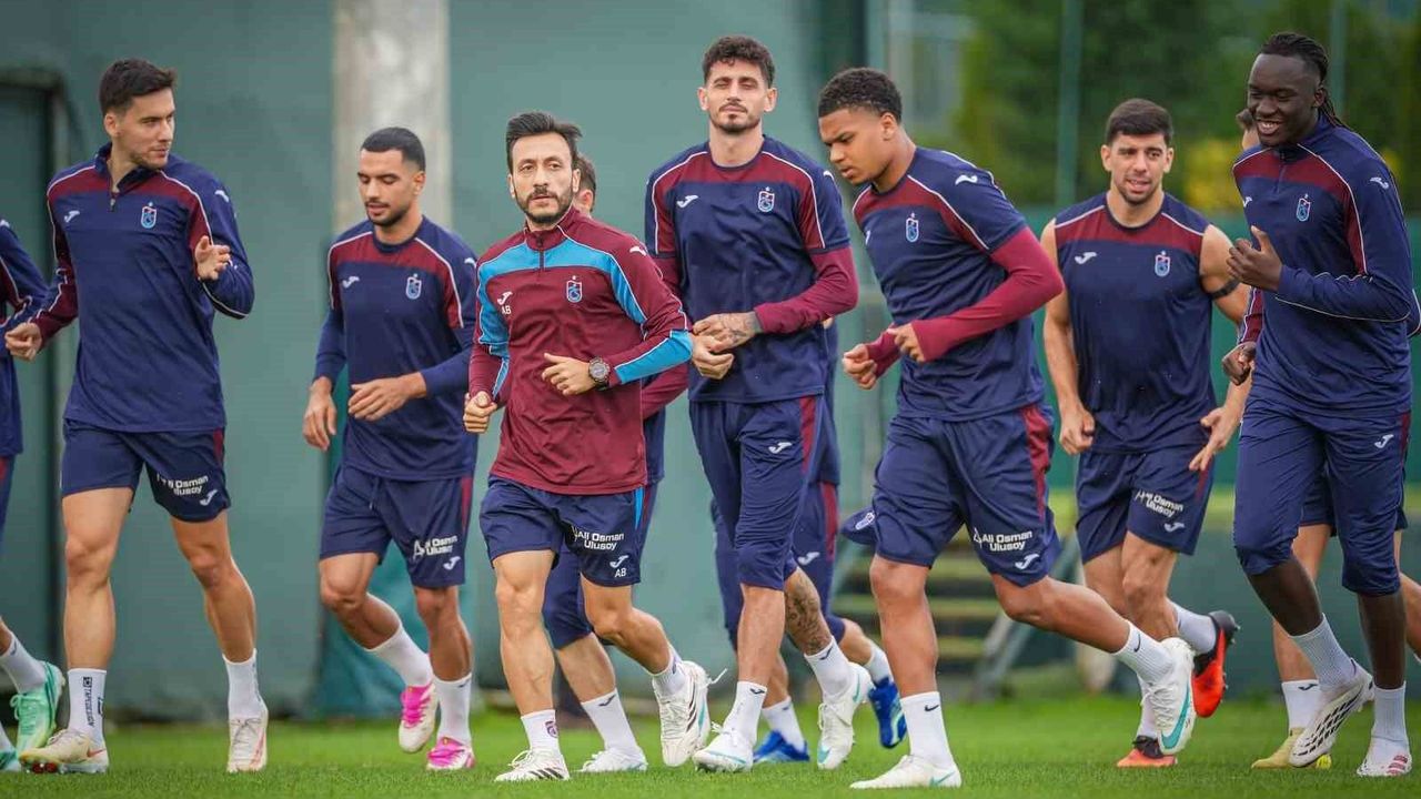 Trabzonspor, Konferans Ligi'ndeki Hearts mücadelesi için sahaya indi