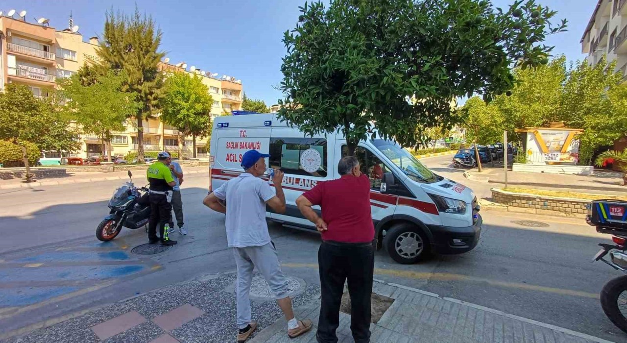 Aydın'da iki motosikletin çarpıştığı kazada 2 kişi yaralandı